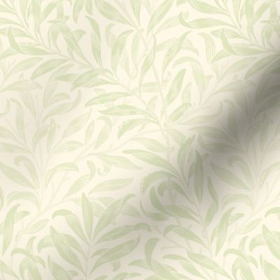 Willow Bough ~  Sheer Admiral on Cosmic Latte ~ The William Morris Collection 