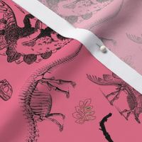 Dinosaur Toile on Pink