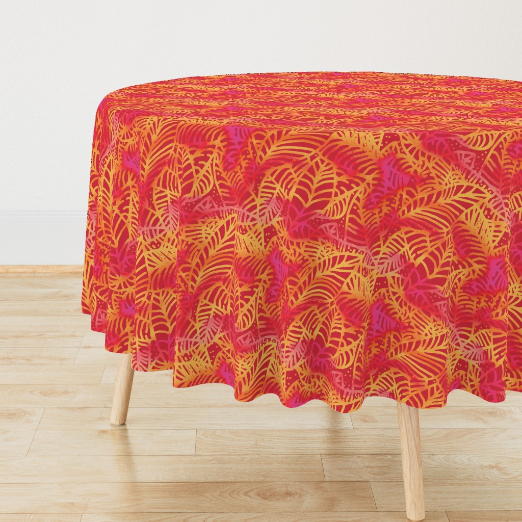 Valentine Sunset Batik Leaves 375L