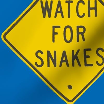 Texas Signs - Watch for Snakes