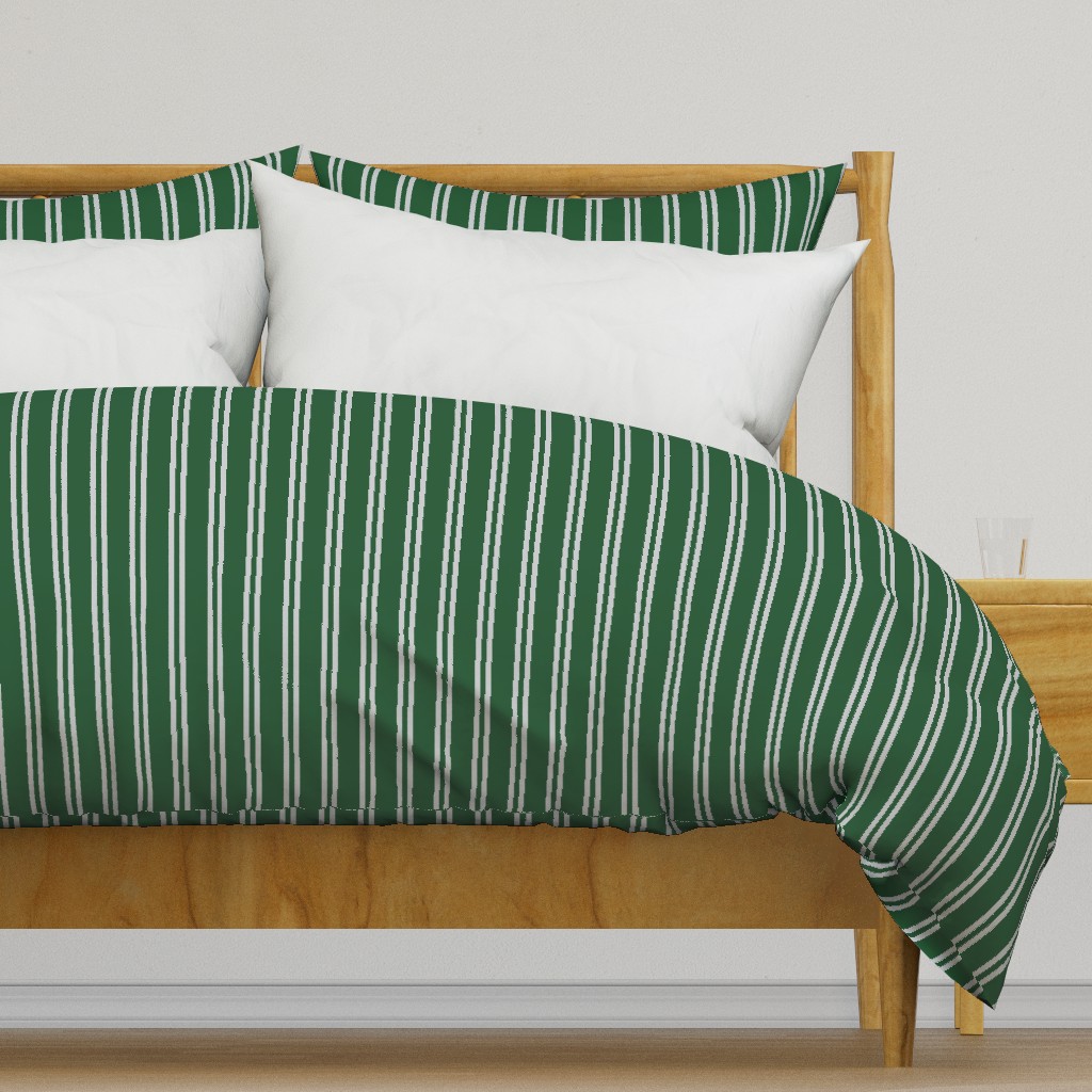 Double Stripes in Green and Grey