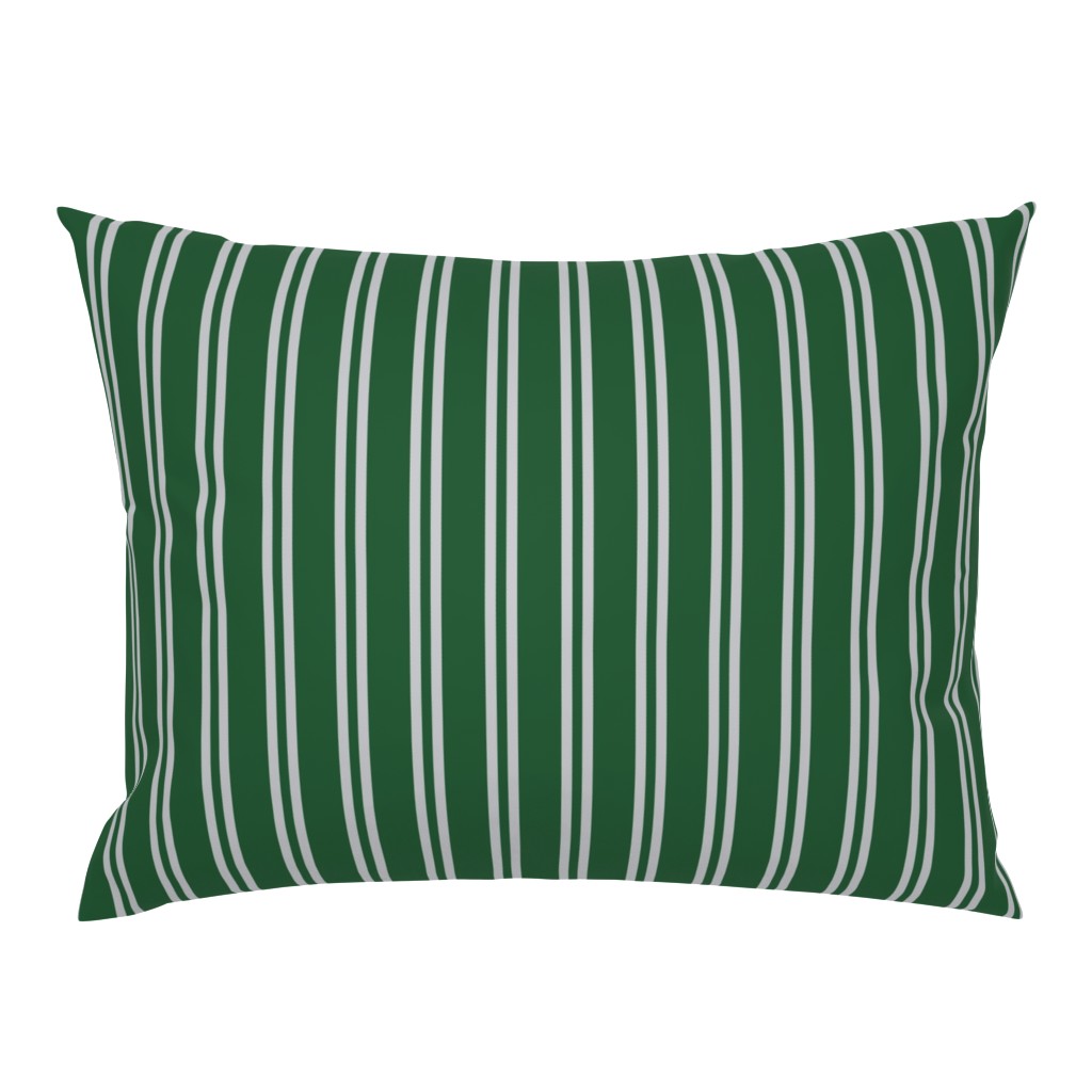 Double Stripes in Green and Grey