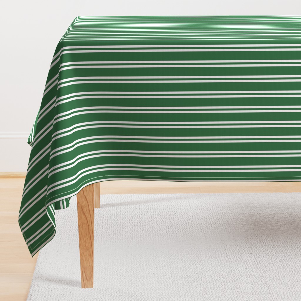 Double Stripes in Green and Grey