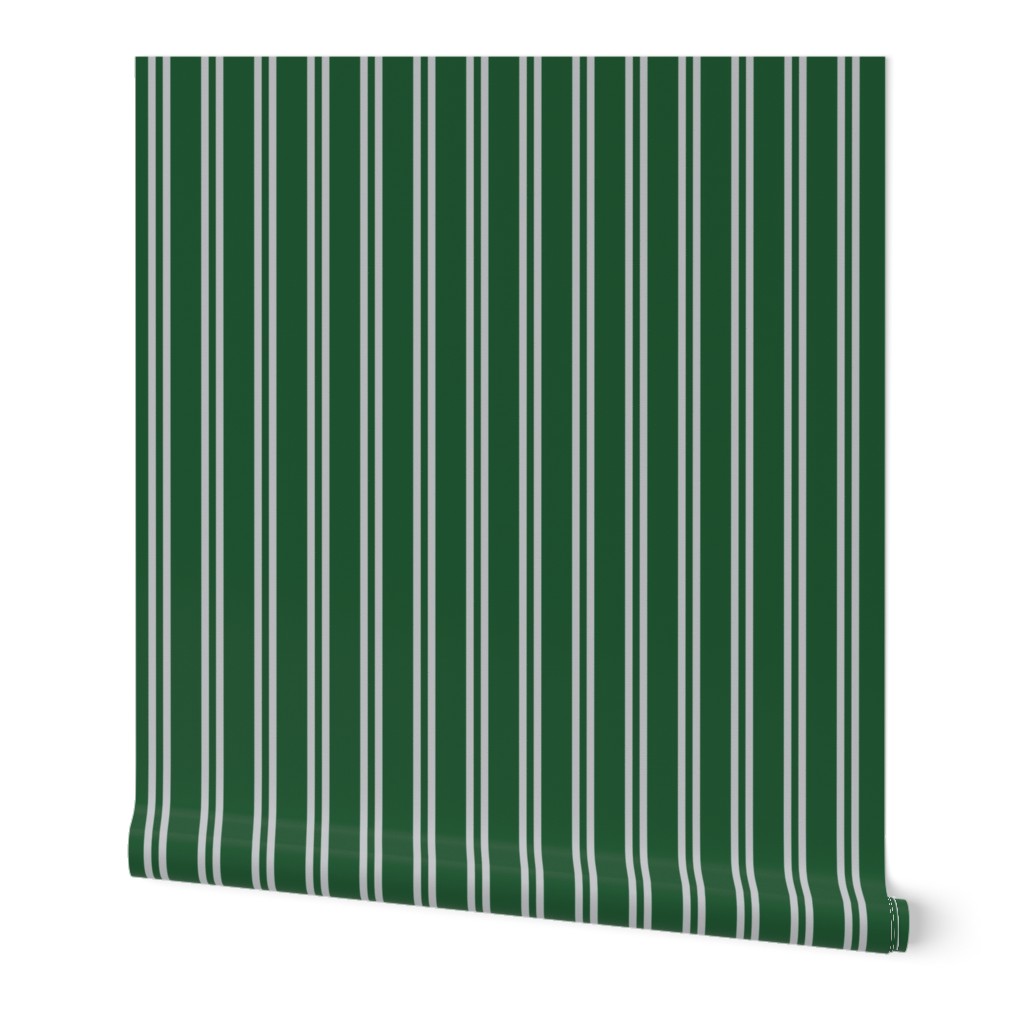 Double Stripes in Green and Grey