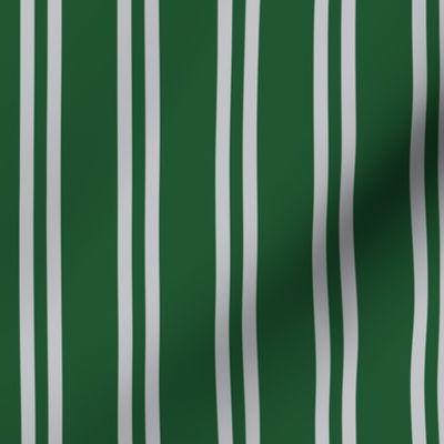 Double Stripes in Green and Grey