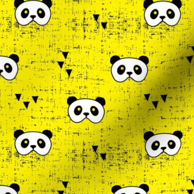 panda mask || yellow