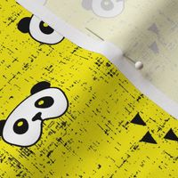 panda mask || yellow