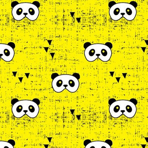 panda mask || yellow