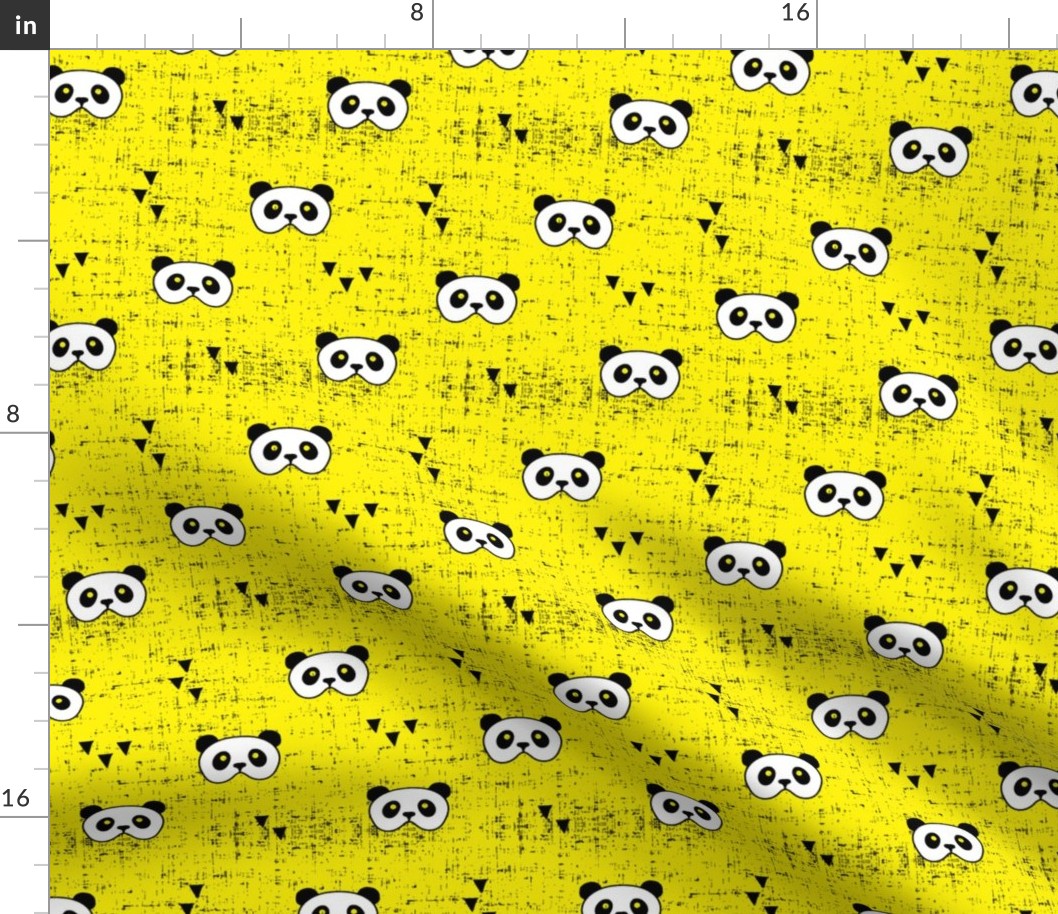 panda mask || yellow