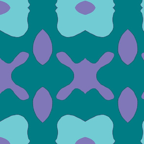 Graphic Tribe/Teal & Purple