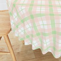 Picnic Plaid Soft Peach and Green