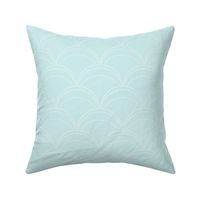 large wave stitch pale blue