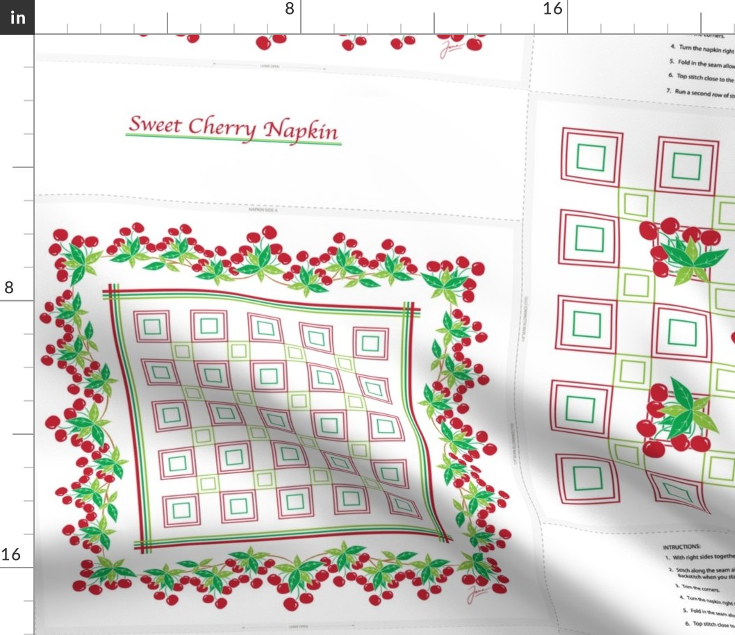 Sweet Cherry Napkin