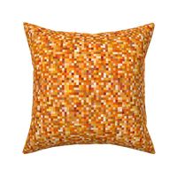 orange topaz pixelsquares, 1/4" squares