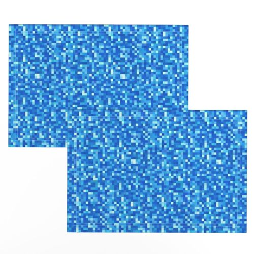 blue topaz pixelsquares, 1/4" squares