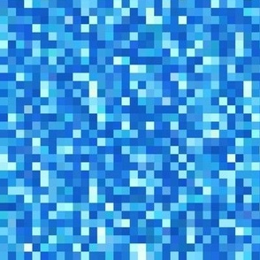 blue topaz pixelsquares, 1/4" squares