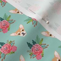 Chihuhua floral flowers flower cute dog baby girl nursery sweet pet dogs