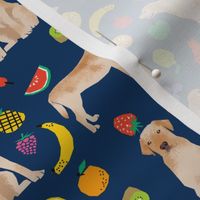 Labrador Retriever, yellow lab, lab dog, dogs, dog, fruit, summer, cute fun, food, novelty print