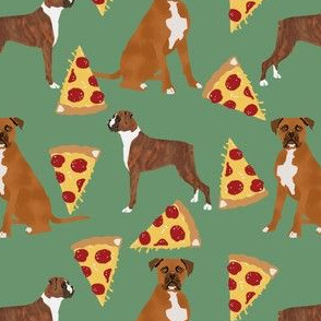 Boxers pizza pizza food boxer dog dogs cute food pets pet dog funny novelty dog print