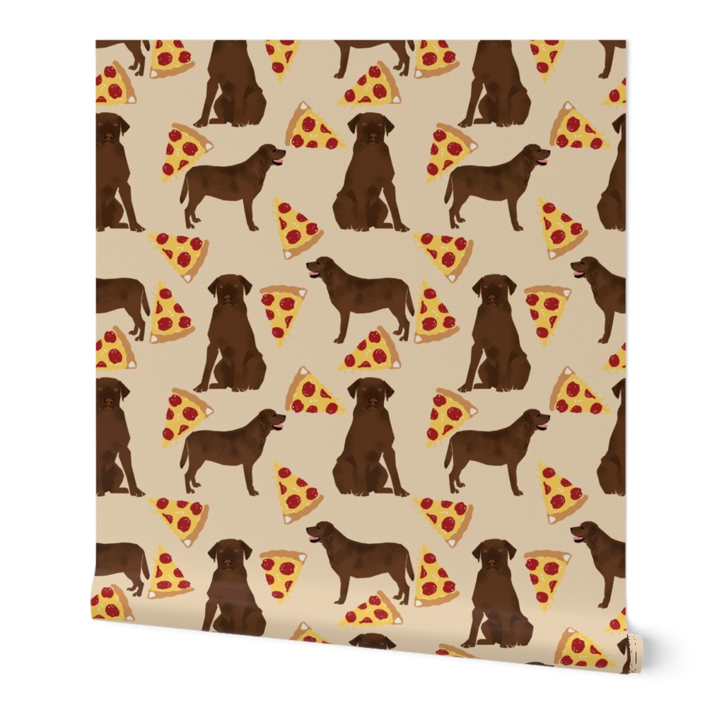 Chocolate labrador, labrador retriever, lab, chocolate lab, pizza, food, pizzas, novelty, foods