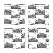 Graphite Motorcycles Small (4")