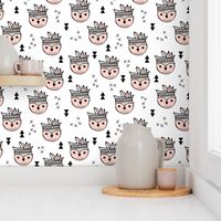 Cool geometric Scandinavian summer style indian summer animals little baby owl XS