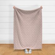 Cool geometric Scandinavian winter style indian summer animals little baby grizzly bear peach pink XS
