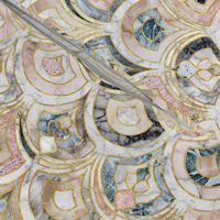 Marble Art Deco Tiles in Soft Pastels