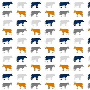 cows gray navy orange