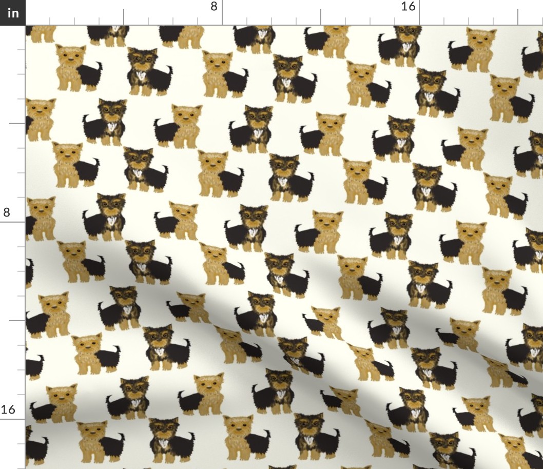 yorkshire terrier cute yorkie dog pet pets dog fabric