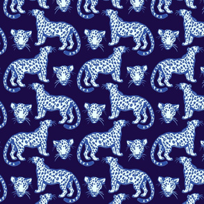Leopards in a Light Blue State by Cheerful Madness!!