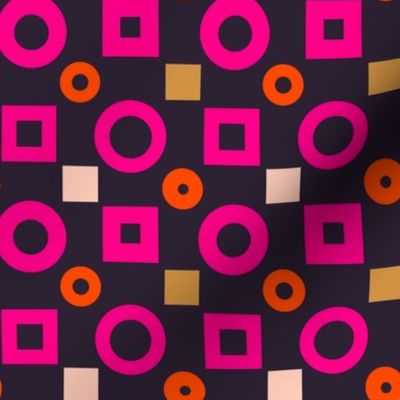 Simple Geometrics Dark 70s by Cheerful Madness!!