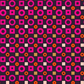 Simple Geometrics Dark 70s by Cheerful Madness!!