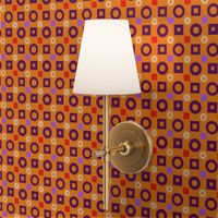 Orange And Purple Simple Geometrics by Cheerful Madness!!