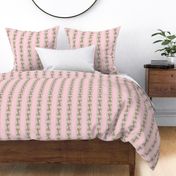 Roses Stripe light pink dainty