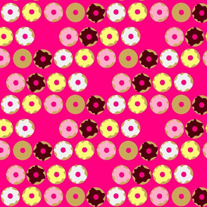 donuts_mixed_on_hot_pink