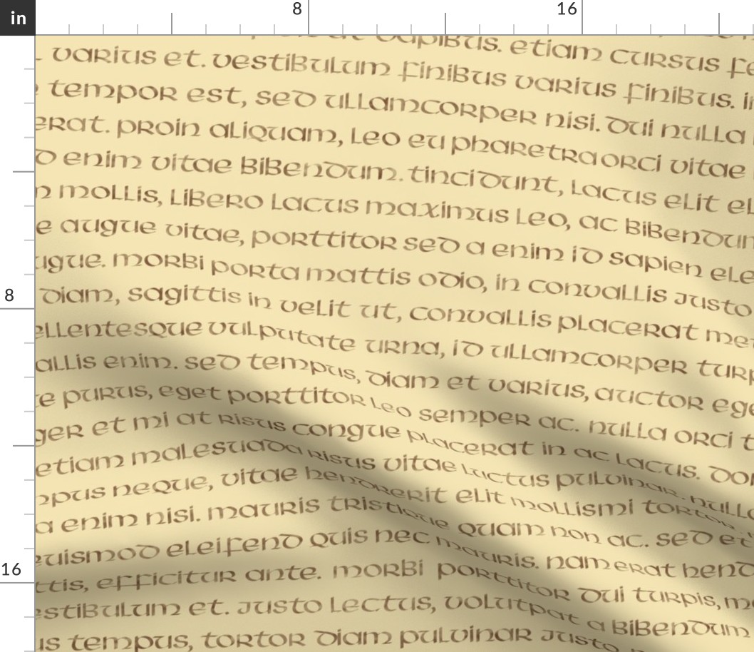 uncial Latin on parchment