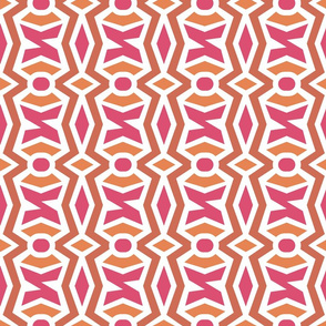 Pink Tribal Geometric