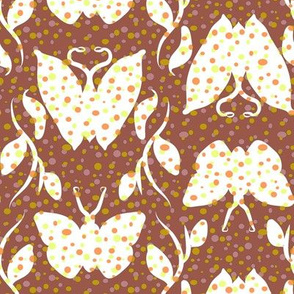 Dotty Butterfly Column on Cocoa