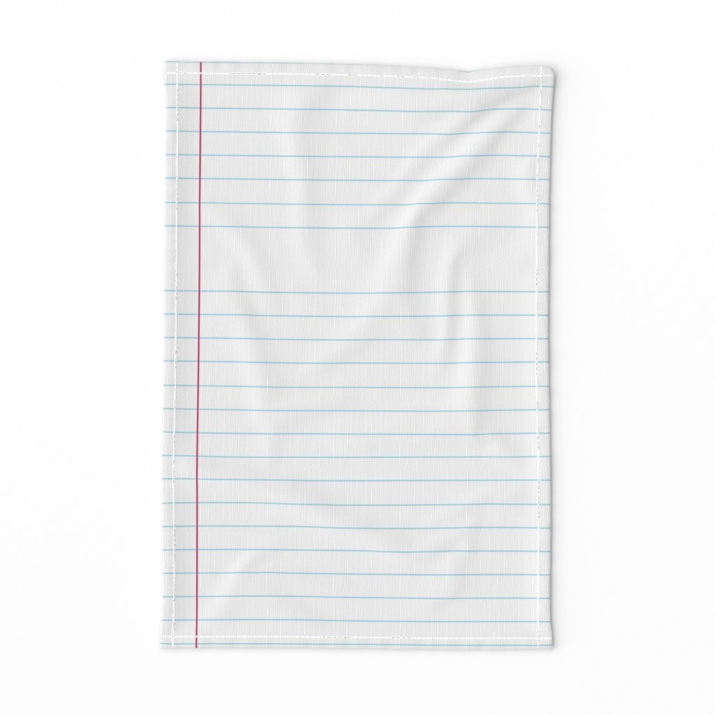 Lined Paper- White College Rule