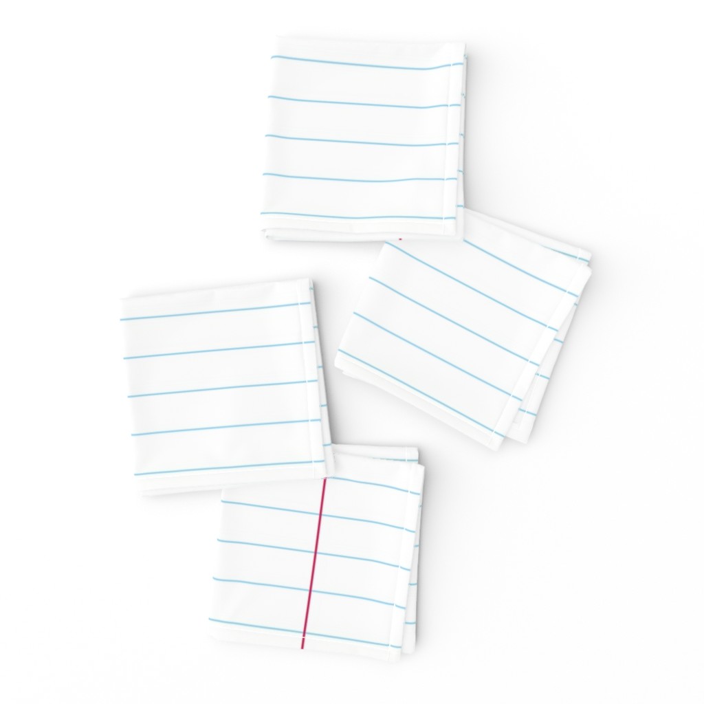 Lined Paper- White College Rule