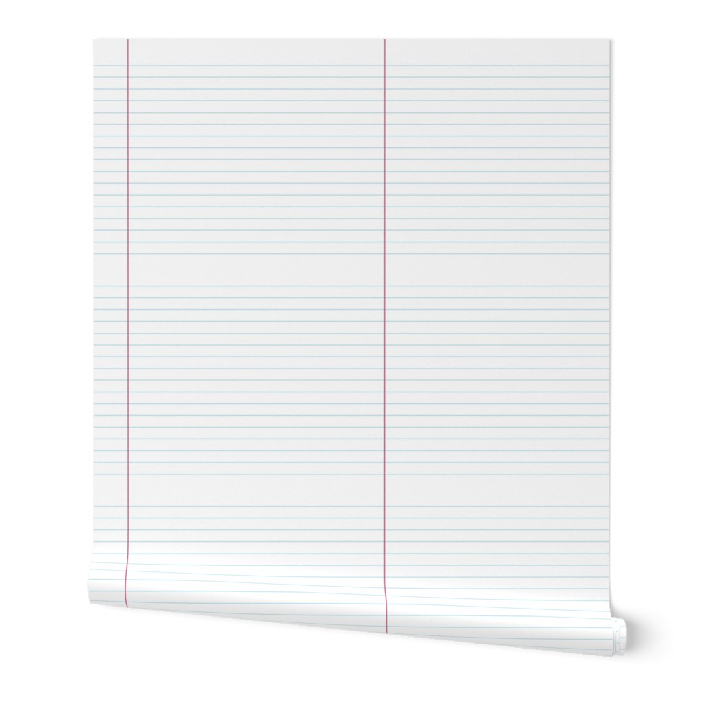 Lined Paper- White College Rule