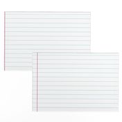 Lined Paper- White College Rule