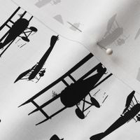 Vintage Airplane Silhouettes