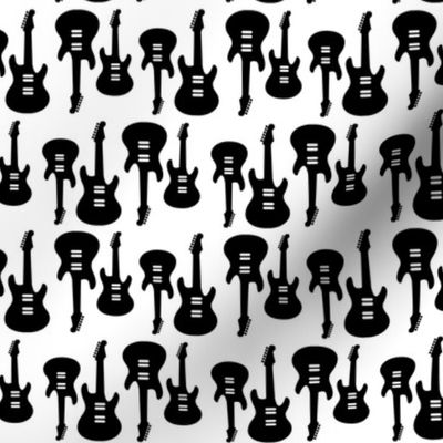 Vintage Electric Guitars in B&W