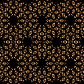 Black Plus Bronze and Gold Mosaic