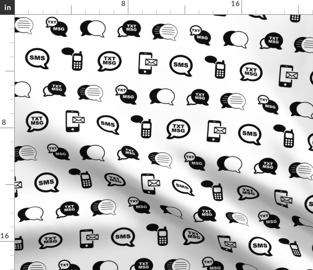 Fun Cell Phone Text Messaging Pattern