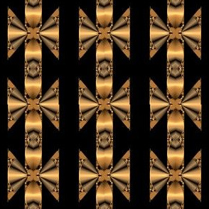 Black Gold Bronze Geometric Stripe