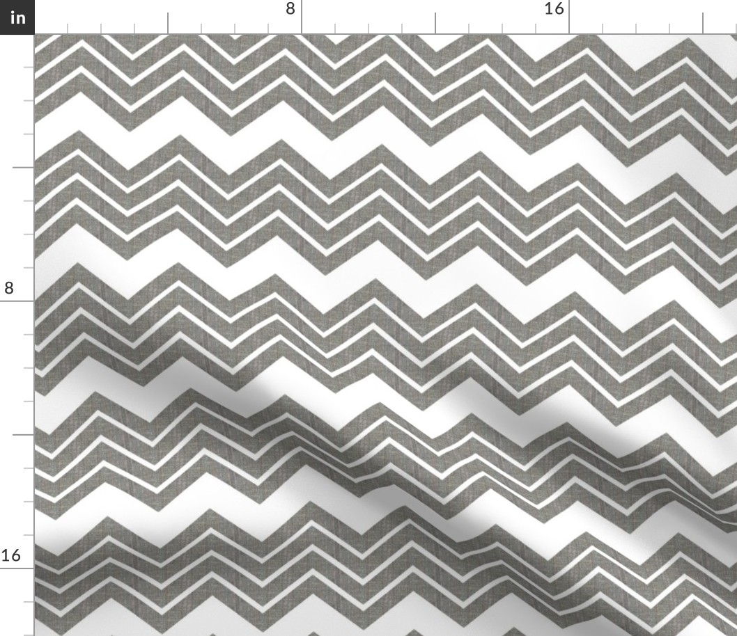 chevron in grey