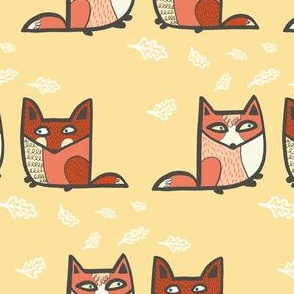 Pairs of Friendly Foxes